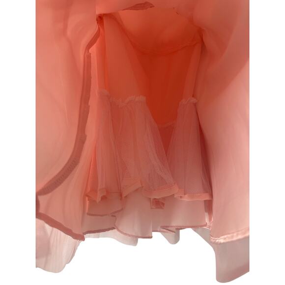 Jona Michelle GIRLS Lace Dress 5 Bow Tulle Glitter Party PINK GLITTER 5 - Picture 8 of 12